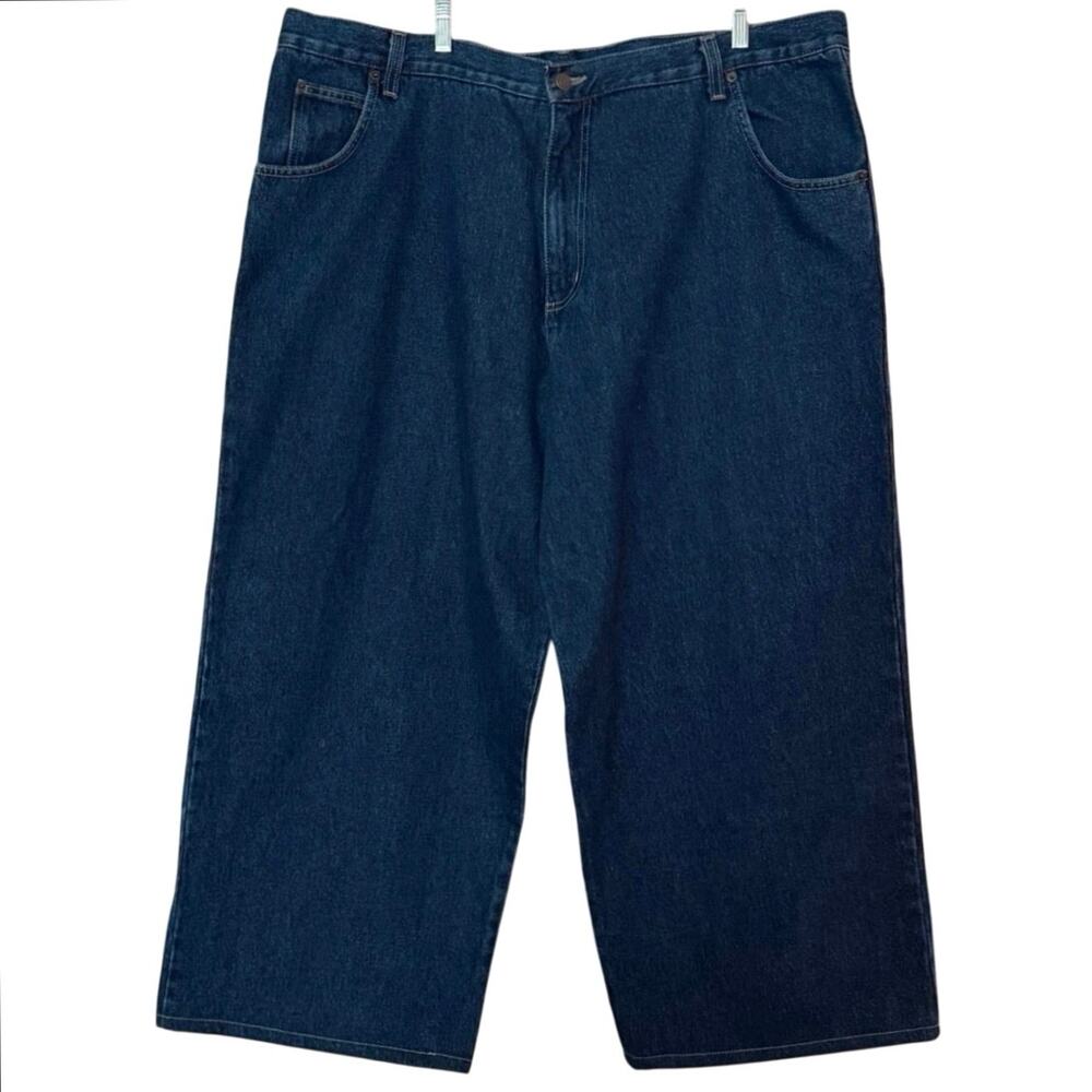 Solo Semore vintage 90's y2k baggy wide leg dark wash men’s 46 44 baggy USA made
